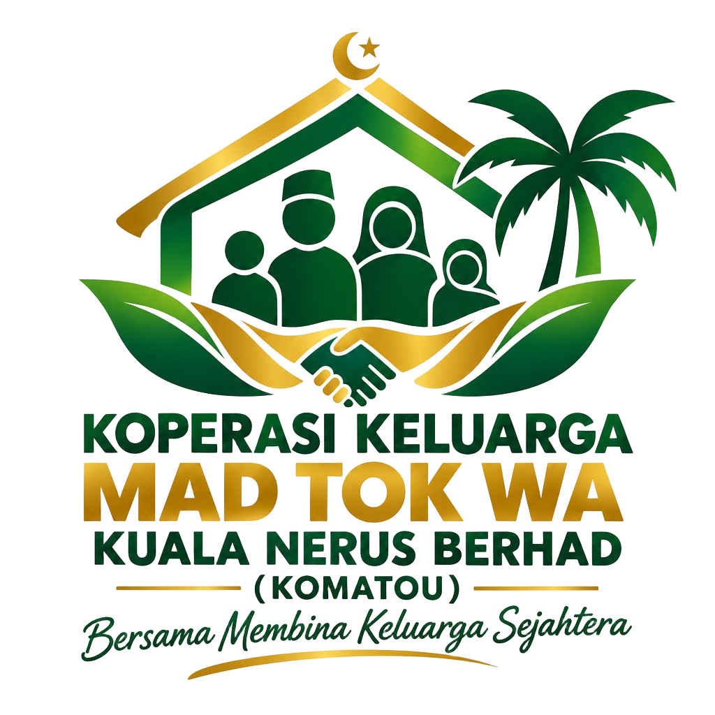 Logo Koperasi Keluarga Mad Tok Wa Kuala Nerus Berhad (KOMATOU)